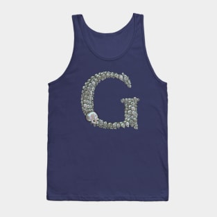 Tahitian Pearl Skull Monogram G Tank Top